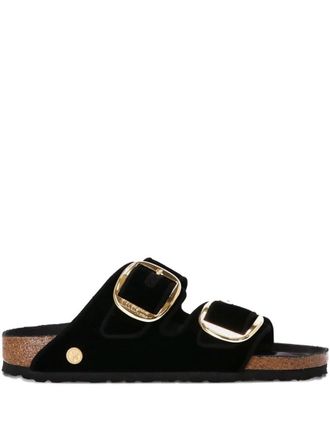 Birkenstock Arizona Big Buckle Velvet Sandals Shoes