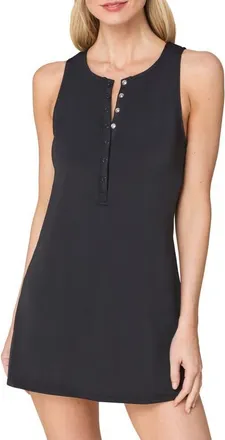 Andie Swim The Malibu One-Piece Swim Dress in Black at Nordstrom, Size Xxx-Large