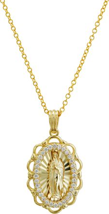 Savvy Cie Jewels Vermeil Our Lady Of Guadlupe Neck