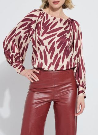 Lyss&eacute; Naila Raglan Neckline Detail Blouse