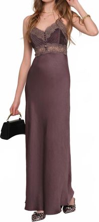 Heartloom Gardenia Dress In Mocha