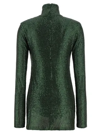 Norma Kamali Sequined Tunic - Green