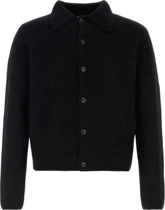 Dries Van Noten Cardigans - Heren - Vesten - Zwart - M - Truien & Vesten