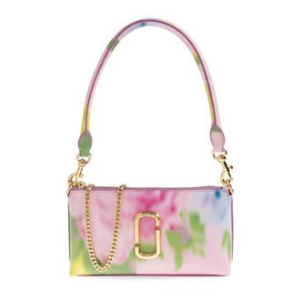 Marc Jacobs Blurred Floral Snapshot Convertible Shoulder Bag - Dames - Handtassen - Roze - ONE Size - Leer - Tassen