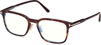 Tom Ford Mens 53 mm Havana Eyeglasses