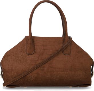 Themoir&egrave; Talia Trank Medium Crocodile-Embossed Handbag