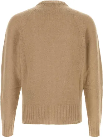 Tom Ford Mens Brushed Sweater Beige Cashmere