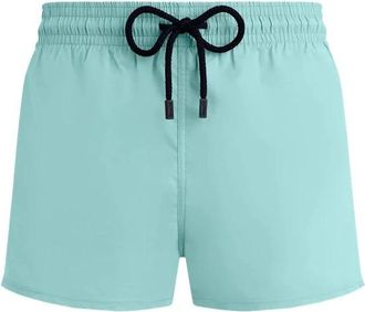 Vilebrequin Korte en aansluitende Effen Stretch Zwemkleding voor Heren - Heren - Strandmode - Blauw - L - Badmode