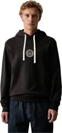 A|X Armani Exchange Chest Detail Regular Hoodie - Heren - Sweatshirts & Hoodies - Grijs - Maat: S Katoen