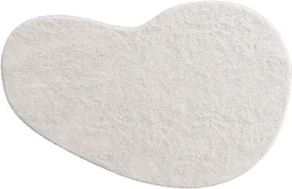 Vente-Unique Alfombra shaggy efecto piel - 200 x 300 cm - Beige - GIRONA