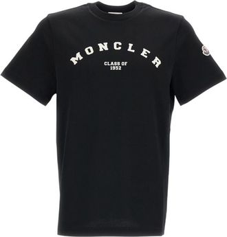 Moncler Black Relaxed Logo T-Shirt