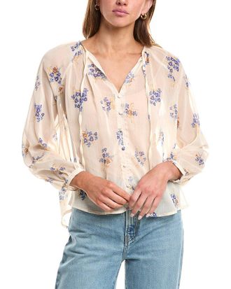 70/21 Sheer Floral Top