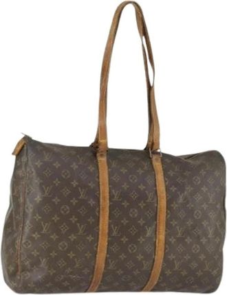 Louis Vuitton Pre-owned Weekend Bags, female, Brown, Size: ONE SIZE Pre-owned Canvas Weekend Bag