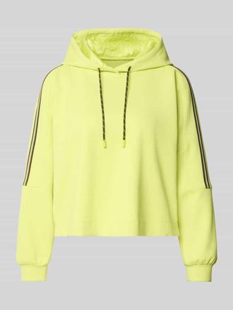 Marc Cain Hoodie mit Tunnelzug in Neon Gelb, Gr&ouml;&szlig;e 44