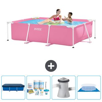 Bestway Intex Piscina Con Estructura Rectangular - 220x150x60 Cm - 7-piezas Scb1