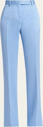 Tom Ford Cotton Velvet Straight-Leg Pants