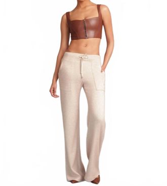 Heroine Sport Plush Lounge Pants In Oat