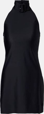 Courr&egrave;ges Courr&egrave;ges Buckle-detail jersey minidress