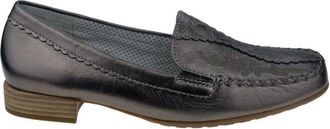 Gabor Leren Loafer - Dames - Loafers - Grijs - 40 EU - Leer - Schoenen