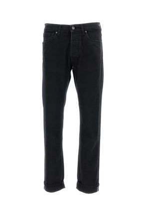 TELA GENOVA Tailored Black Trousers With Structured Waistband