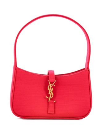 Saint Laurent Le 5 a 7 Satin Mini hobo bag - Roze