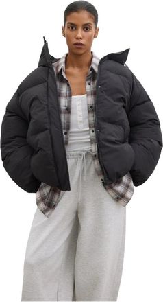 Estro & Luminara Oversized Jas met Afneembare Mouwen - Dames - Winterjassen - Zwart - S - Polyester - Jassen