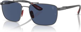 Ray-Ban Rb 3715M Double-Bridge Zonnebril - unisex - Zonnebrillen - Grijs - 58 MM - Accessoires