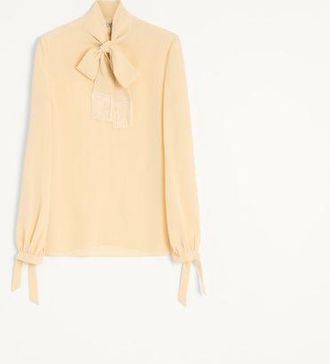 Valentino Top In Crepe De Chine Donna BETULLA 36