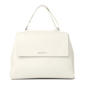 Orciani Handbags, female, White, Size: ONE SIZE Sveva Soft Medium shoulder bag