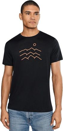Icebreaker Merino Blend 125 Cool-Litetm Sphere Short Sleeve T-Shirts Across the Peaks Mens Clothing Black : XL, Tencel/Wool