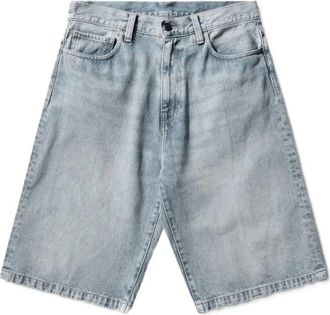 Carhartt Work in Progress Langdon Short - Heren - Denim shorts - Blauw - W30 - Katoen - Korte Broeken