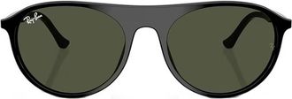 Ray-Ban Green Square Unisex Sunglasses RB2215F 901/31 56