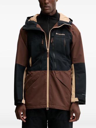 Columbia Ski-jack met capuchon en ritssluiting - Bruin