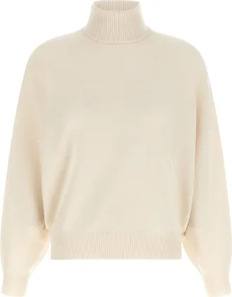Brunello Cucinelli White Cashmere Womens Cardigan
