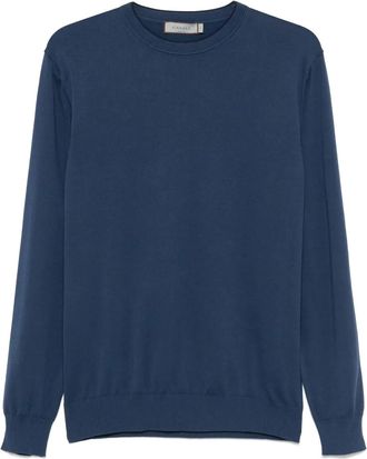 Canali T-shirt in maglia - Blu