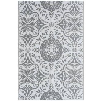 vidaXL Outdoor Carpet arakil Light Grey 120x180 cm pp Vidaxl