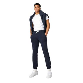 Jack Wills Slanke joggingbroek met logo voor heren (Marine)