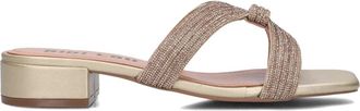 Bibi Lou Stijlvolle Zomer Slippers - Dames - Muiltjes - Geel - 38 EU - Schoenen