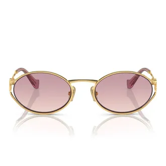 Miu Miu Sunglasses Mu52 Y 5 Ak06 S Gold/Gradient Brown Women