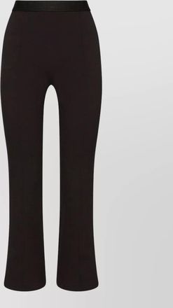 Wolford modern flared jersey trousers