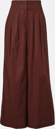 Adriana Degreas Pantalones anchos en mezcla de algod&oacute;n