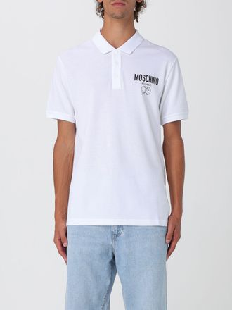 Moschino Polo in cotone con logo Moschino Couture