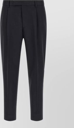 Ermenegildo Zegna cotton tapered trousers