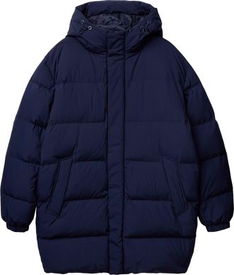 Benetton Steppjacke, Herren, Gr. XL, blau (marine), Obermaterial: 100% Polyester, UNITED COLORS OF BENETTON, regular fit, Jacken Steppjacke, mit verstellbarer 