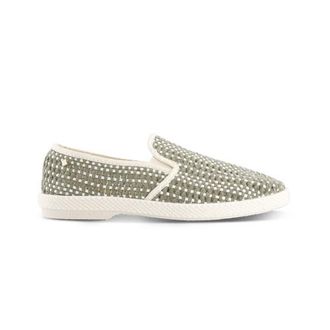Rivieras Shoes Woven Slip-On Loafer in Sage Green at Nordstrom, Size 38