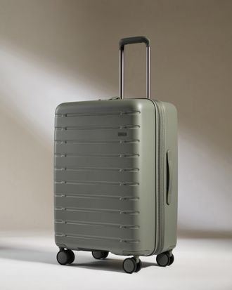 Antler Medium Suitcase In Field Green - Stamford 2.0