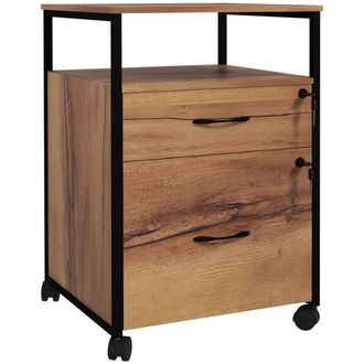 Vinsetto Cajonera de oficina 44x40x66.5 cm marr&oacute;n r&uacute;stico
