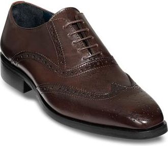 Paul Fredrick Watson Oxford in Dark Brown at Nordstrom, Size 10.5