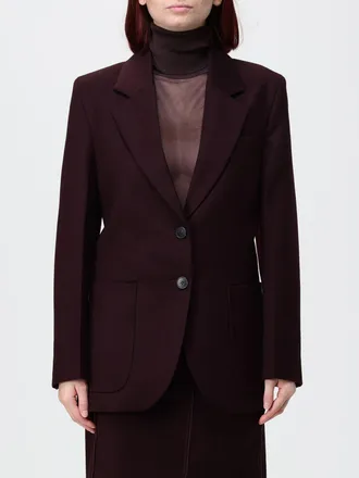 Victoria Beckham Blazer monopetto in pura lana con collo a rever