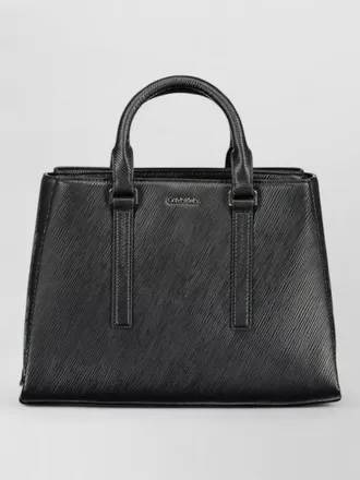 Calvin Klein textured shoulder bag